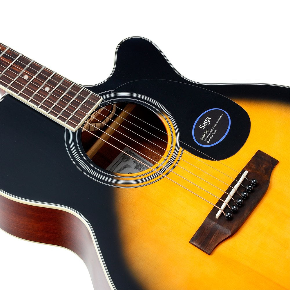 Đàn Guitar Acoustic Saga SA700C - Việt Music