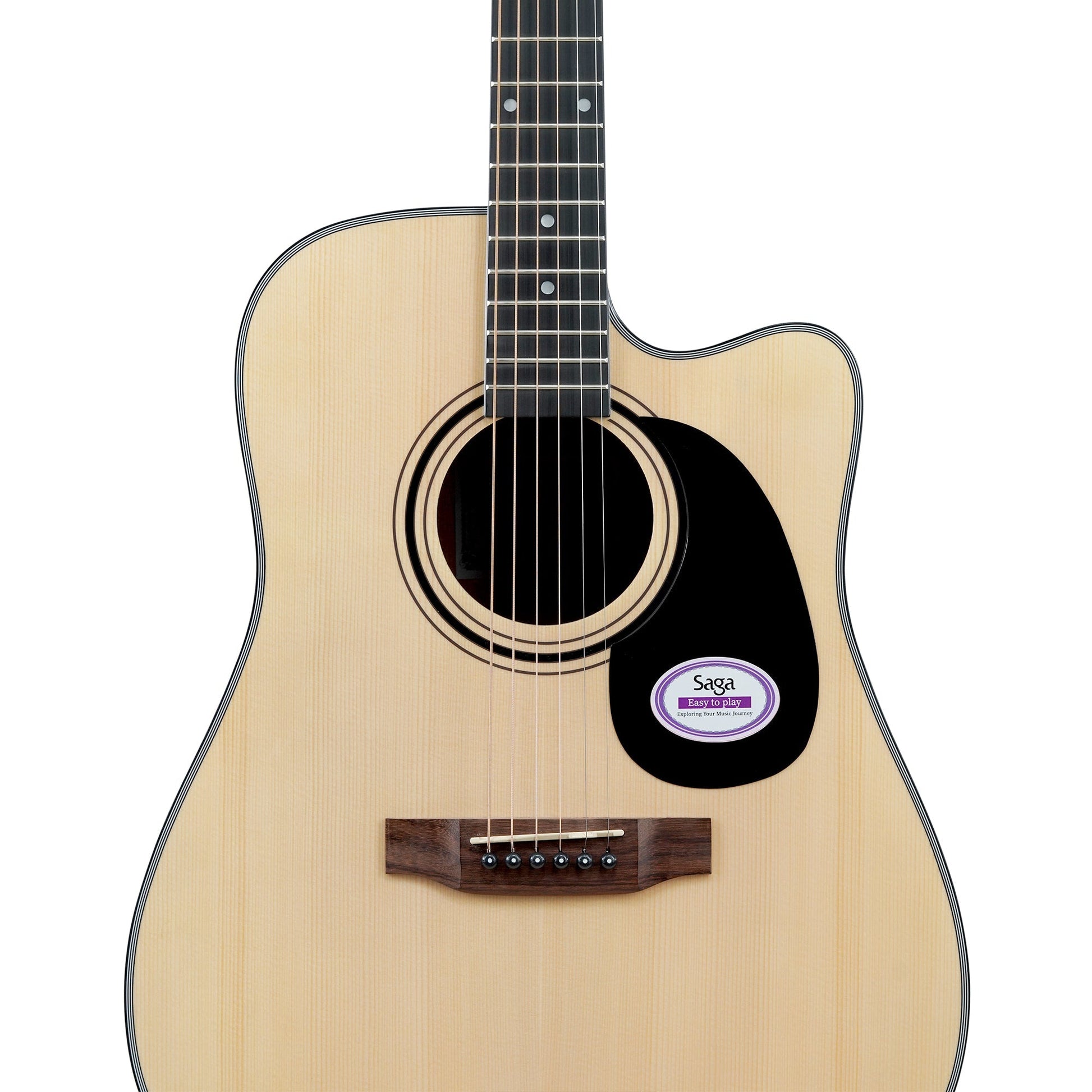 Đàn Guitar Acoustic Saga SF600C - Việt Music