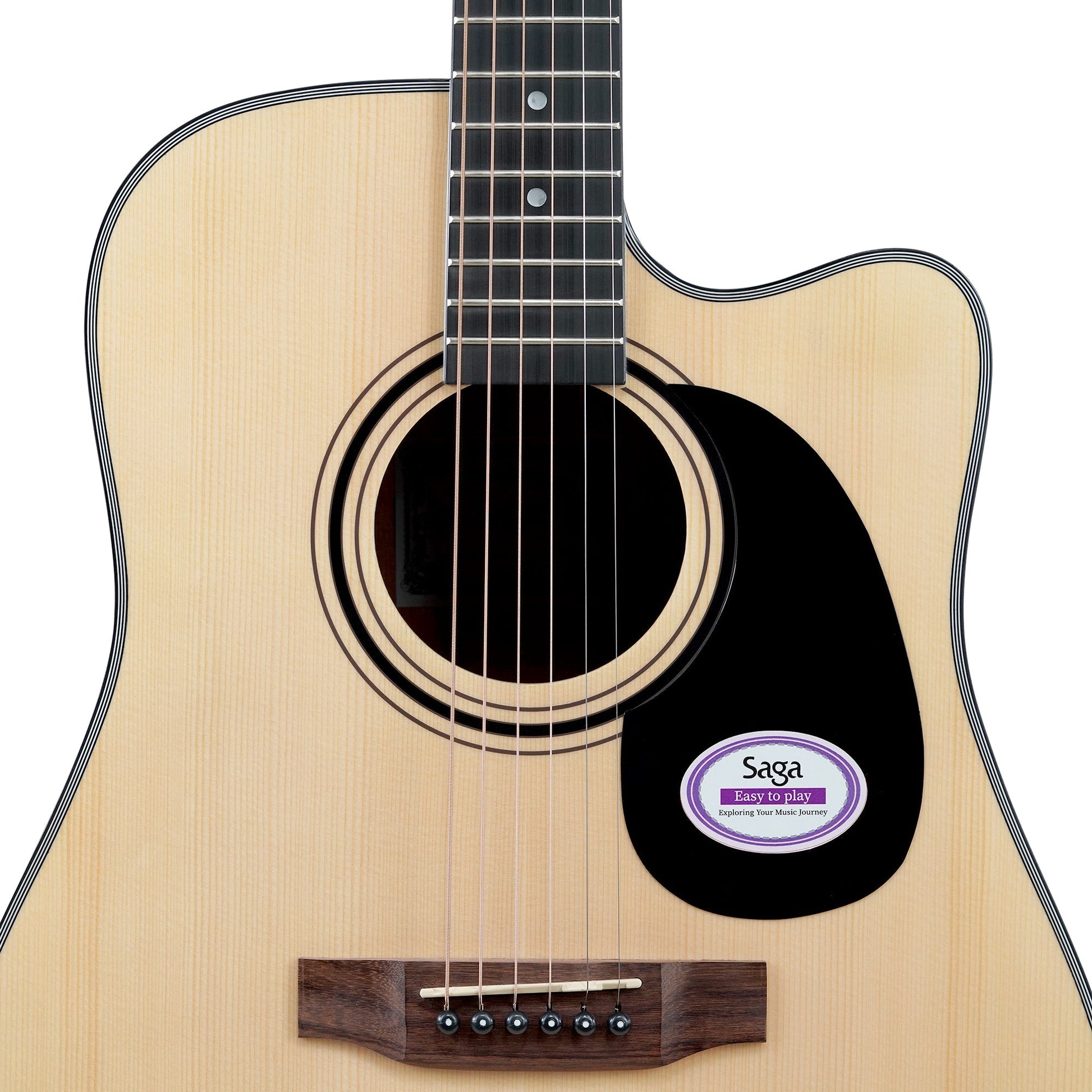 Đàn Guitar Acoustic Saga SF600C - Việt Music