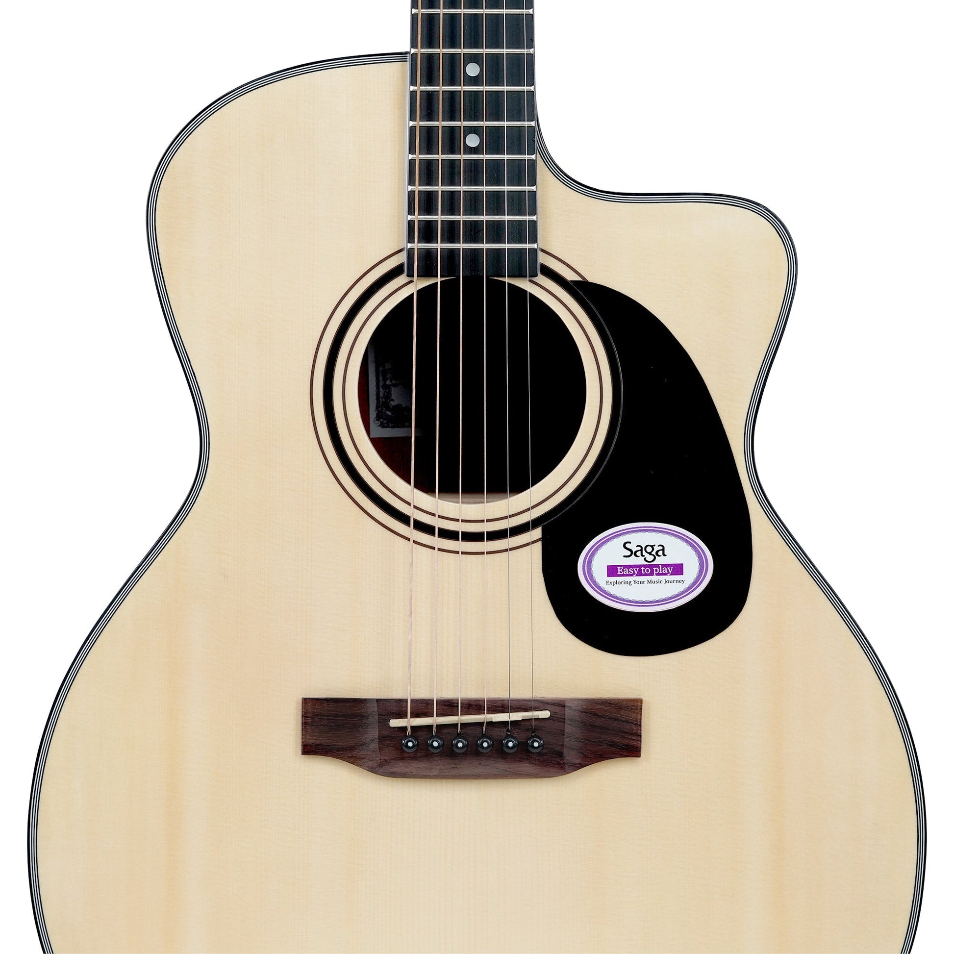 Đàn Guitar Acoustic Saga SF600GC - Việt Music