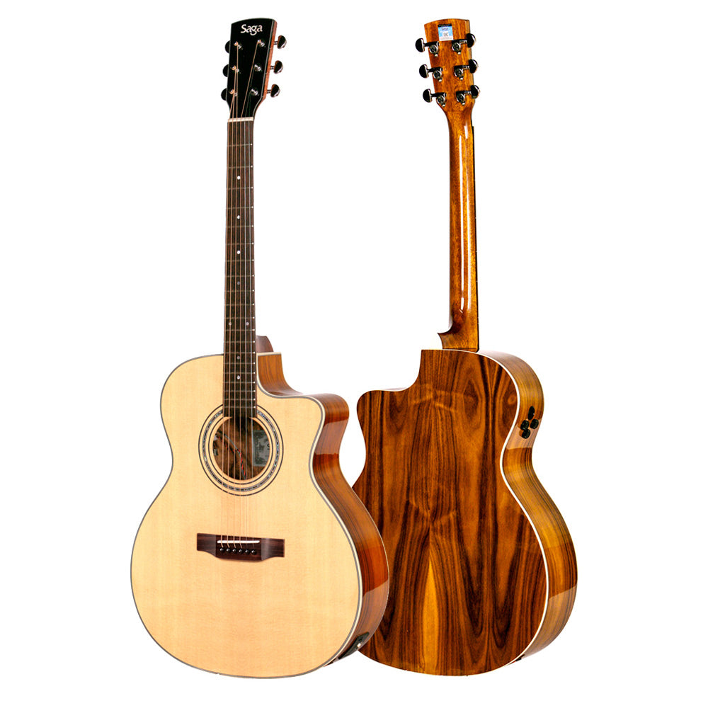 Đàn Guitar Acoustic Saga SF850GCE - Việt Music