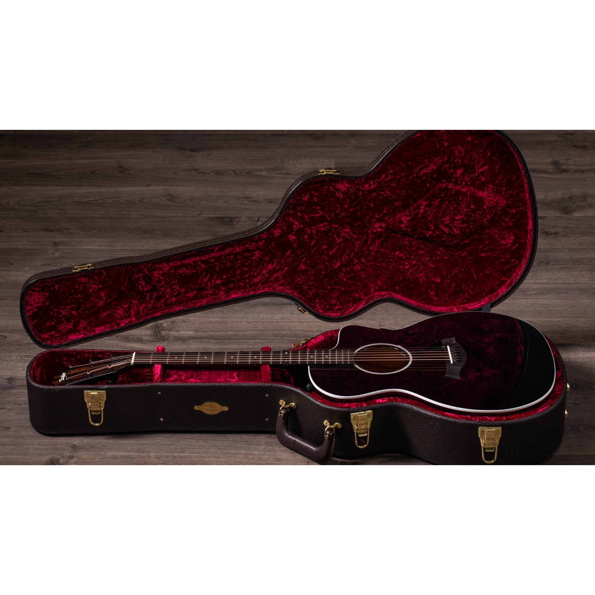 Đàn Guitar Taylor 214CE-BLK Deluxe Grand Auditorium w/Case Acoustic - Việt Music