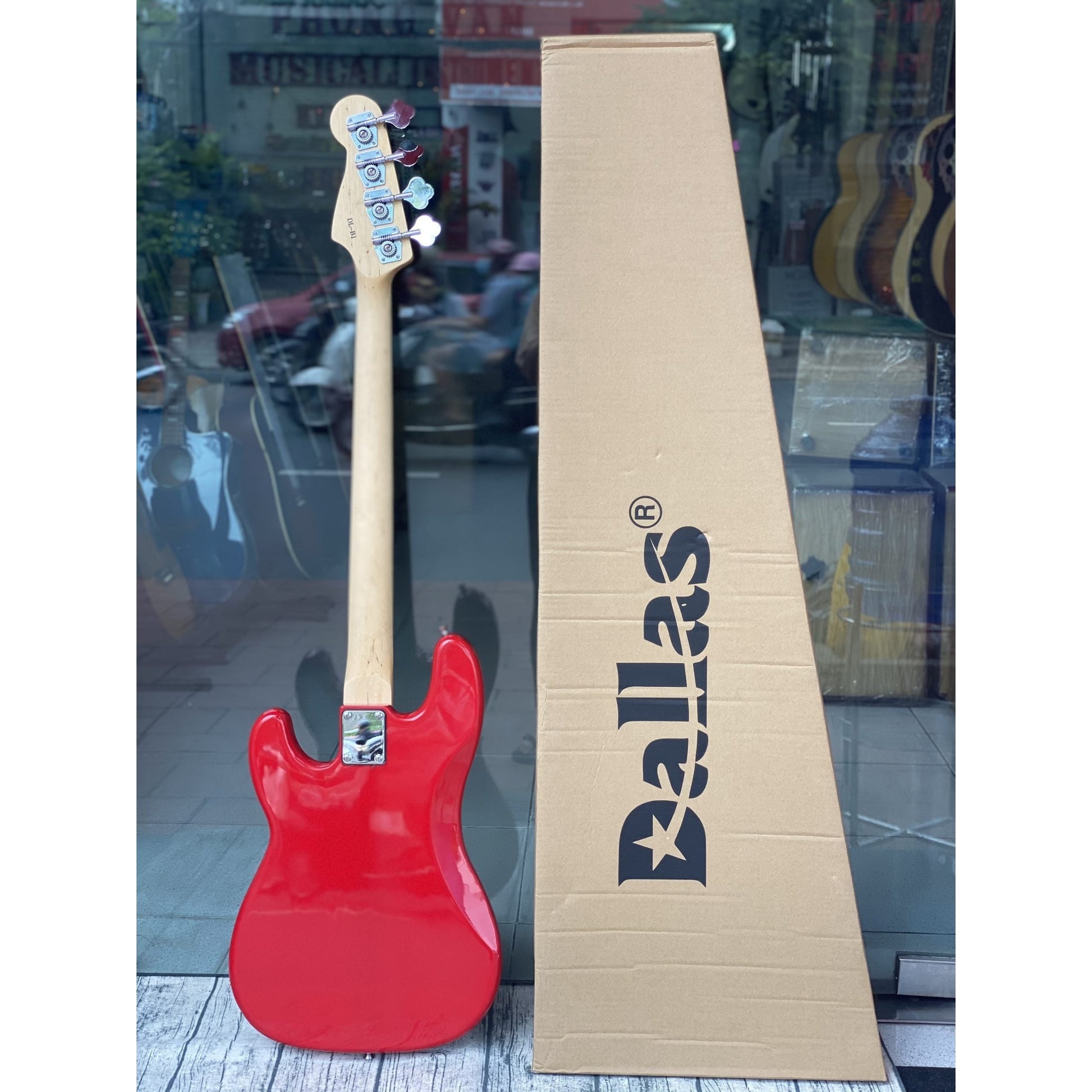 Đàn Guitar Bass Dallas DL-B1 Red - Việt Music