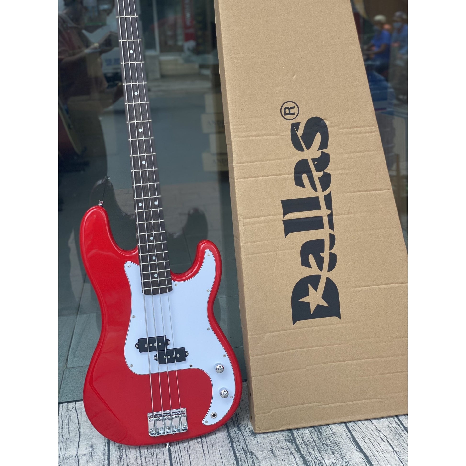 Đàn Guitar Bass Dallas DL-B1 Red - Việt Music