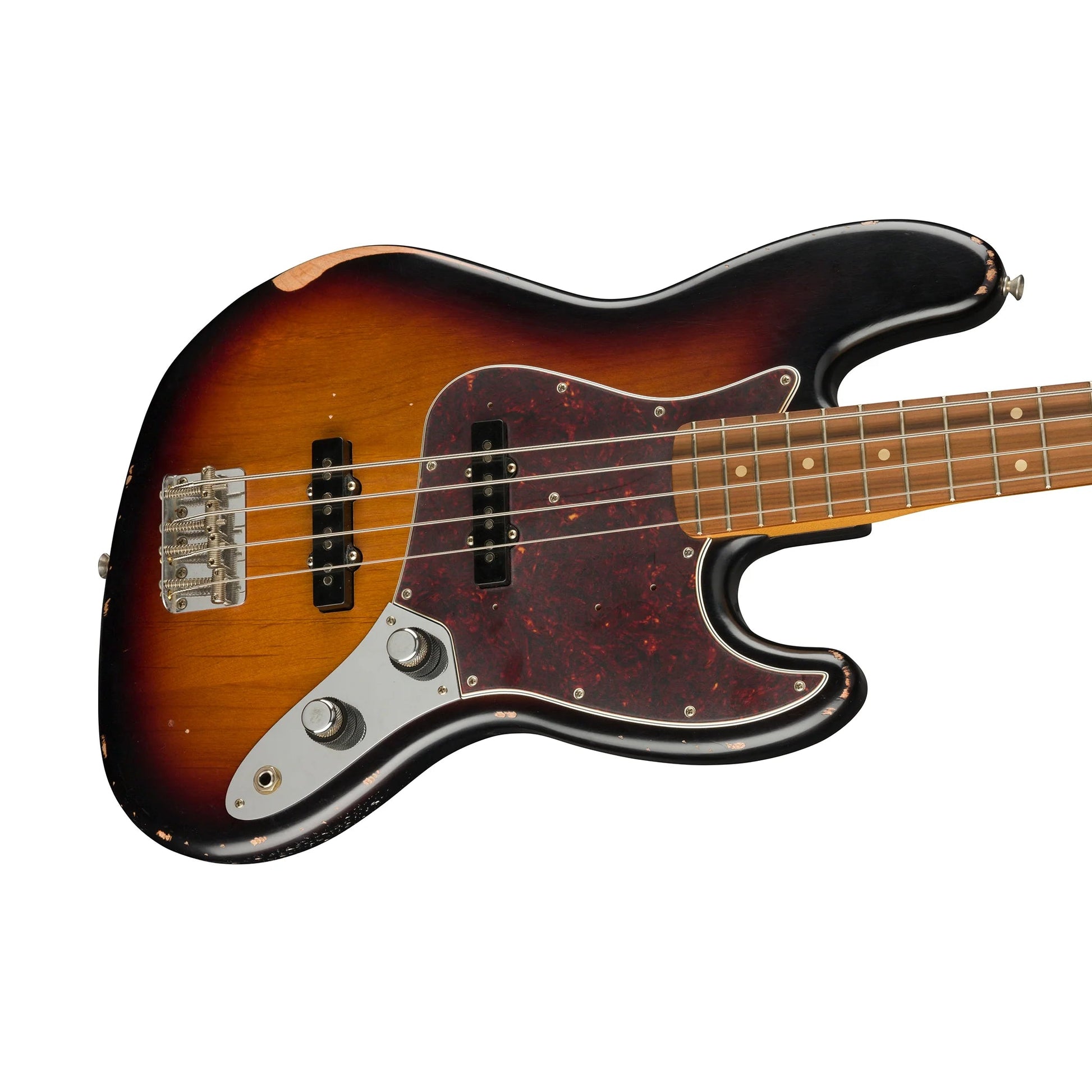 Đàn Guitar Bass Fender 60th Anniversary Road Worn Jazz Bass SS, Pau Ferro Fingerboard - 4 Strings - Việt Music