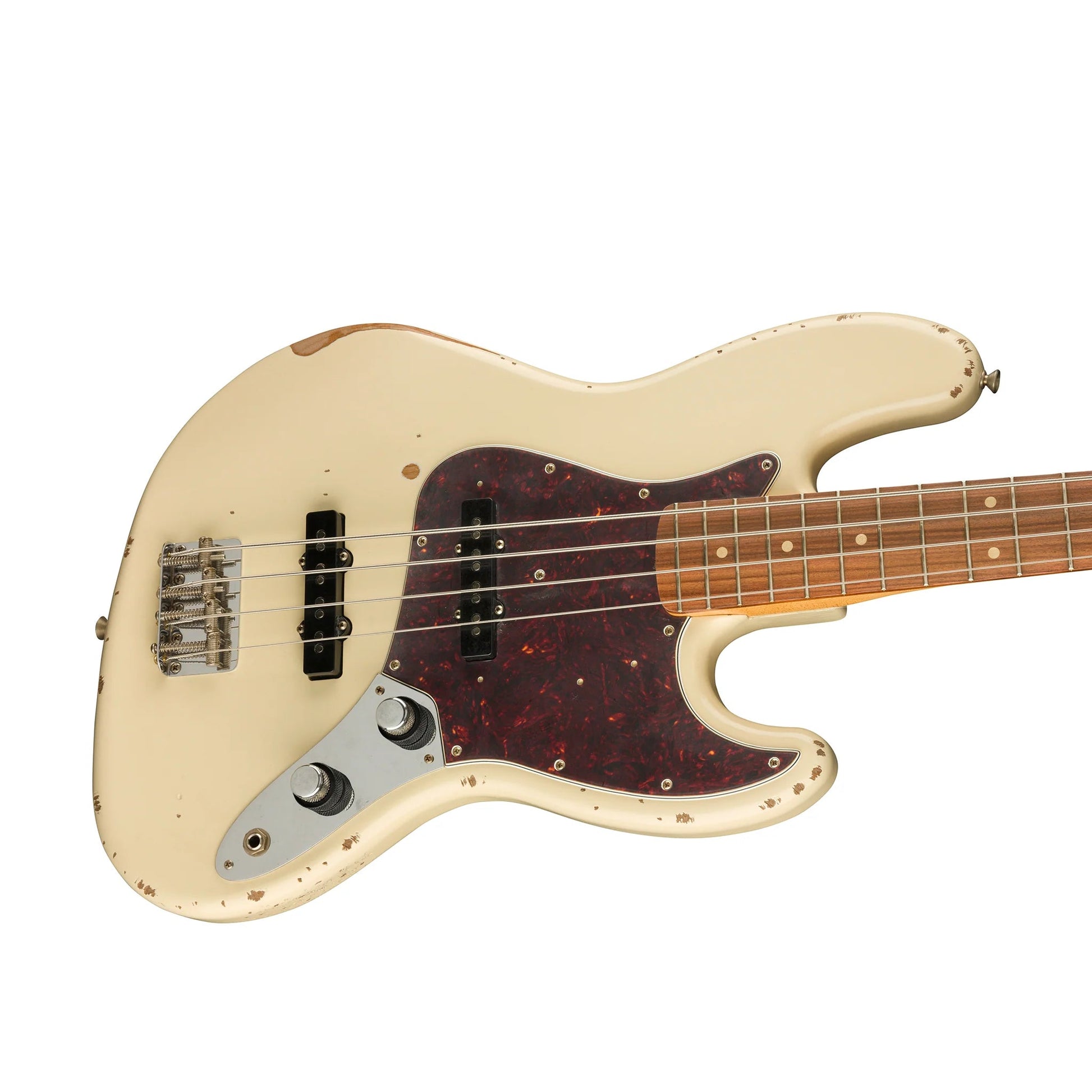 Đàn Guitar Bass Fender 60th Anniversary Road Worn Jazz Bass SS, Pau Ferro Fingerboard - 4 Strings - Việt Music