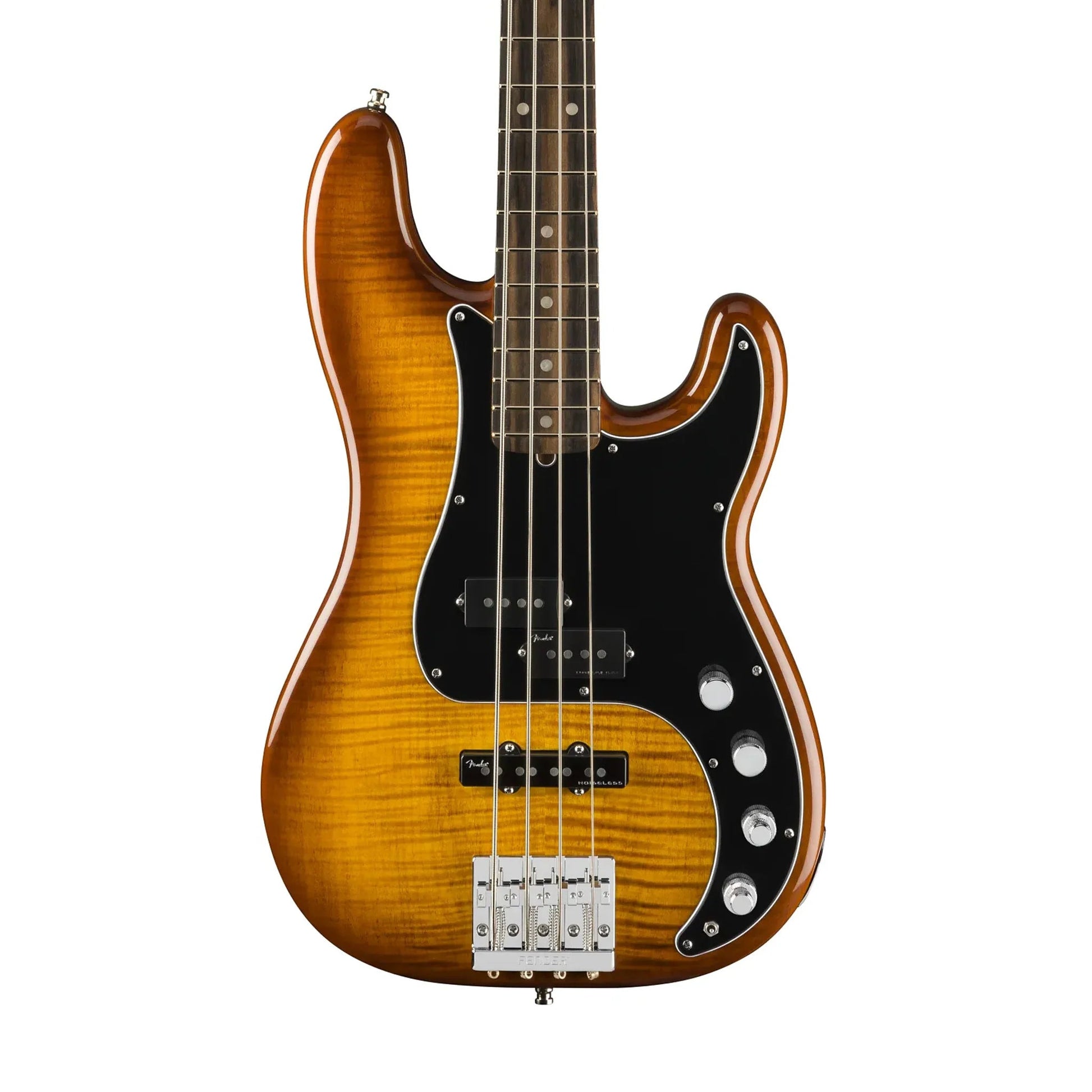 Đàn Guitar Bass Fender American Ultra Limited Edition Precision SS, Ebony Fingerboard, Tiger - 4 Strings - Việt Music