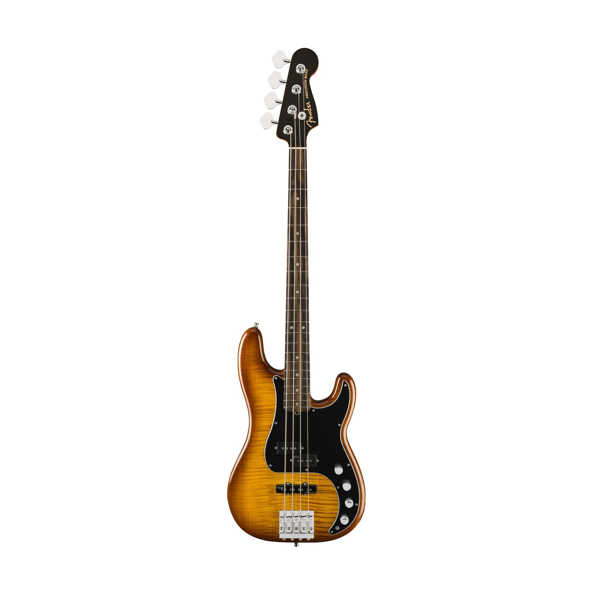 Đàn Guitar Bass Fender American Ultra Limited Edition Precision SS, Ebony Fingerboard, Tiger - 4 Strings - Việt Music