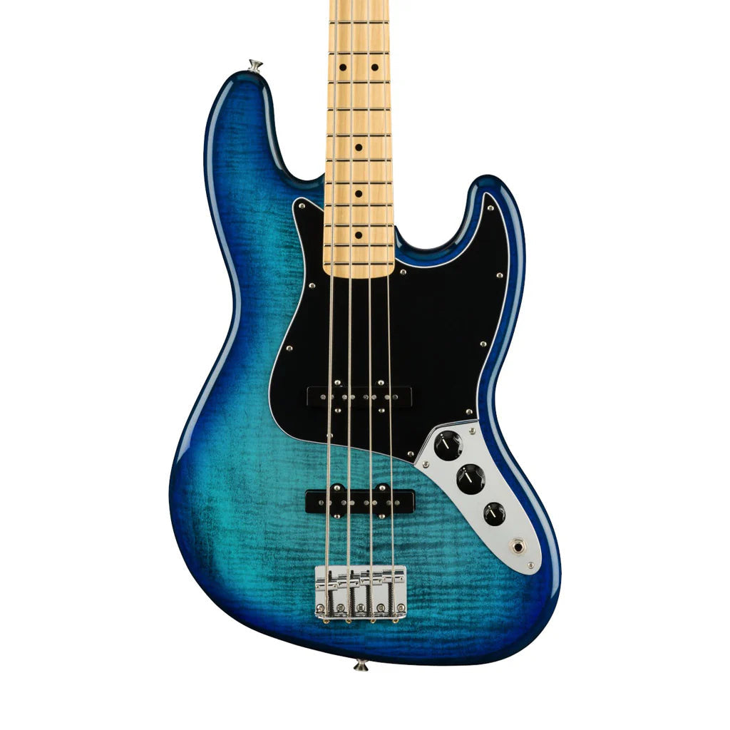 Đàn Guitar Bass Fender Limited Edition Player Series Plus Top Jazz Bass SS, Maple Fingerboard, Blue Burst - 4 Strings - Việt Music