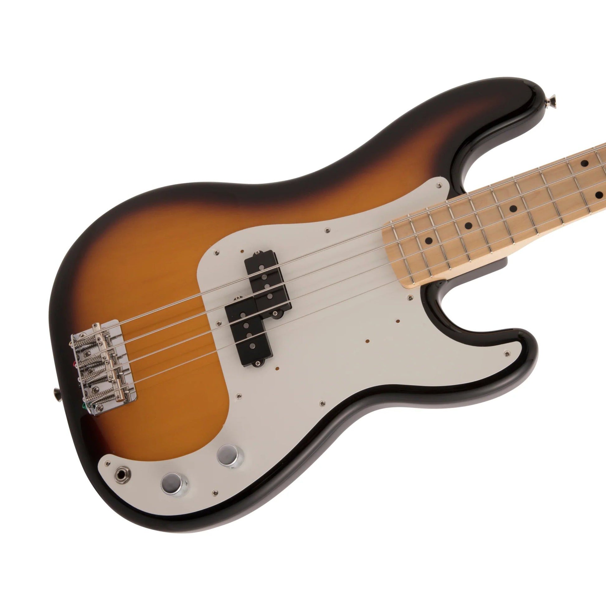 Đàn Guitar Bass Fender Made In Japan Traditional II 50s Precision Bass S, Maple Fingerboard, 2 - Tone Sunburst - Việt Music