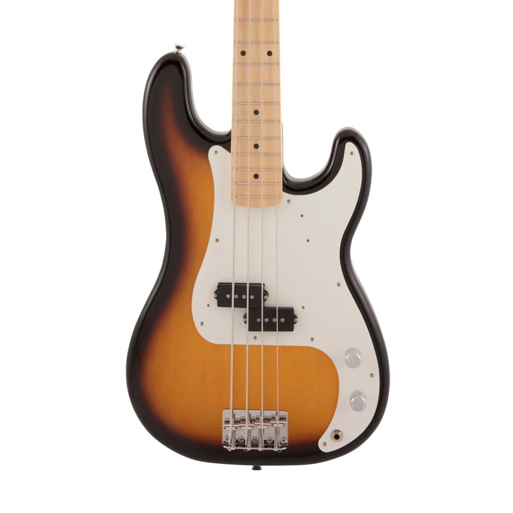 Đàn Guitar Bass Fender Made In Japan Traditional II 50s Precision Bass S, Maple Fingerboard, 2 - Tone Sunburst - Việt Music