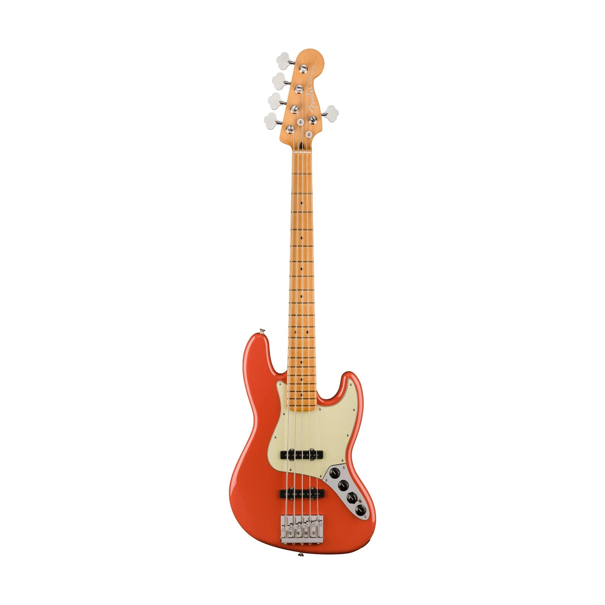 Đàn Guitar Bass Fender Player Plus Active Jazz Bass V SS, Maple Fingerboard, Fiesta Red - 5 Strings - Việt Music