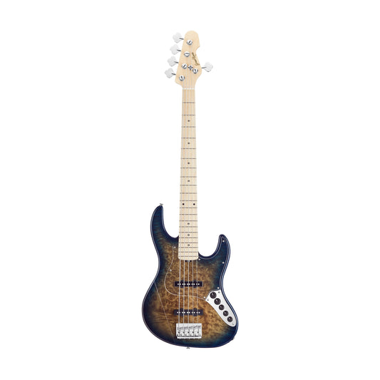 Đàn Guitar Bass GrassRoots G-AMAZE-GCB5, Maple Fingerboard, Natural Dark Blue Burst - 5 Strings - Việt Music