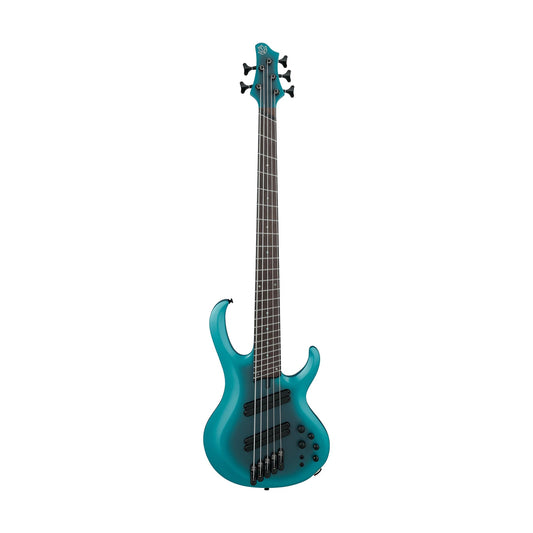 Đàn Guitar Bass Ibanez BTB605MS - BTB Workshop HH, Panga Panga Fingerboard, Cerulean Aura Burst Matte - 5 Strings - Việt Music