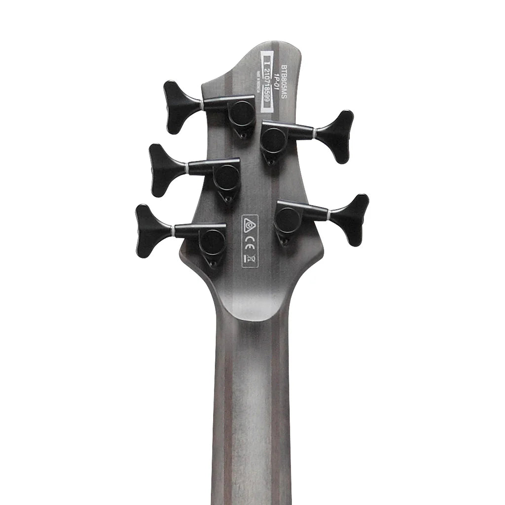 Đàn Guitar Bass Ibanez BTB805MS - BTB Workshop HH, Panga Panga Fingerboard, Transparent Gray Flat - 5 Strings - Việt Music