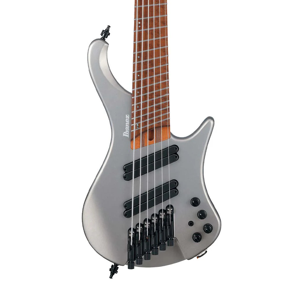 Đàn Guitar Bass Ibanez EHB1006MS - EHB Workshop HH, Maple Fingerboard, Metallic Gray Matte - 6 Strings - Việt Music