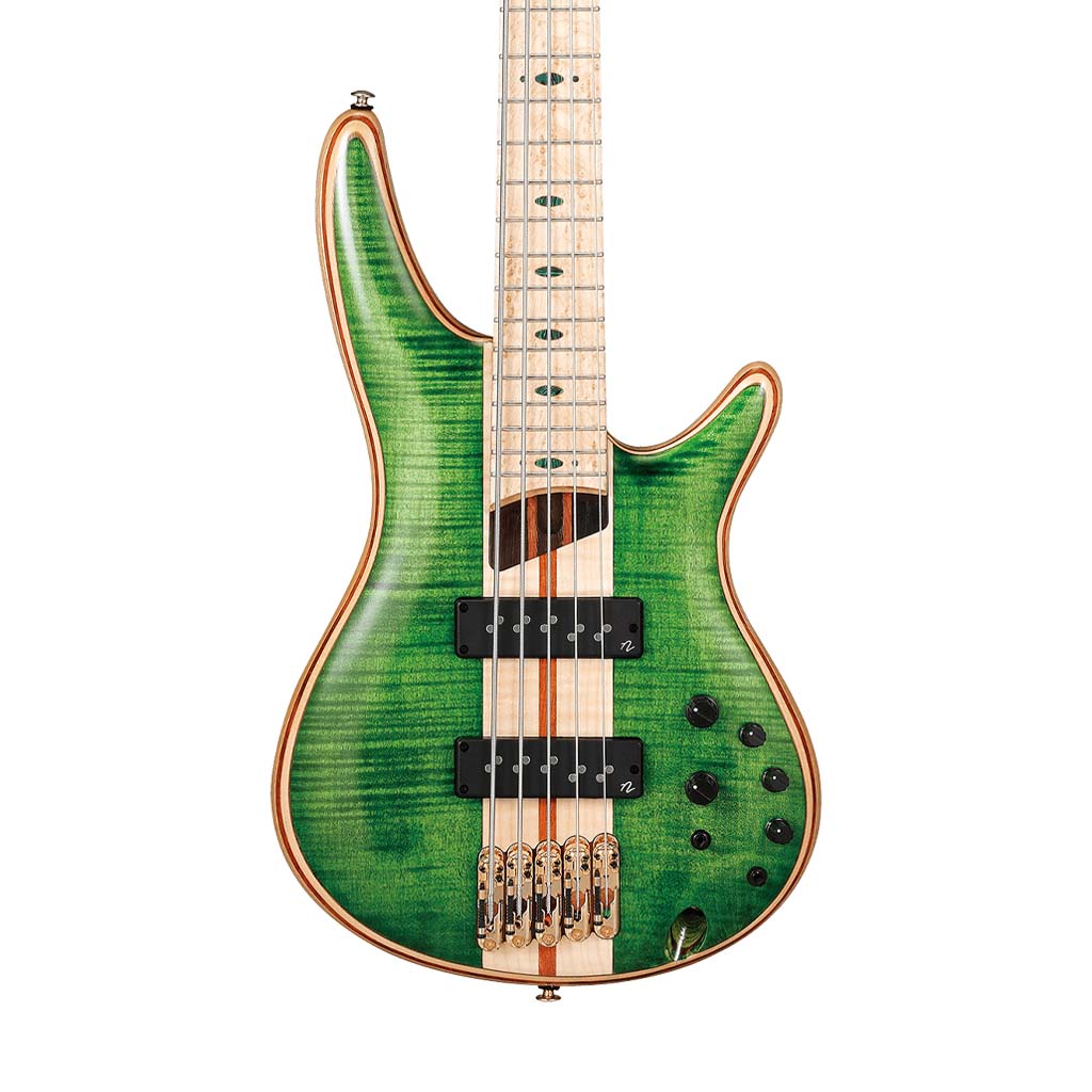 Đàn Guitar Bass Ibanez SR5FMDX - SR Premium, Emerald Green Low Gloss - 5 Strings - Việt Music