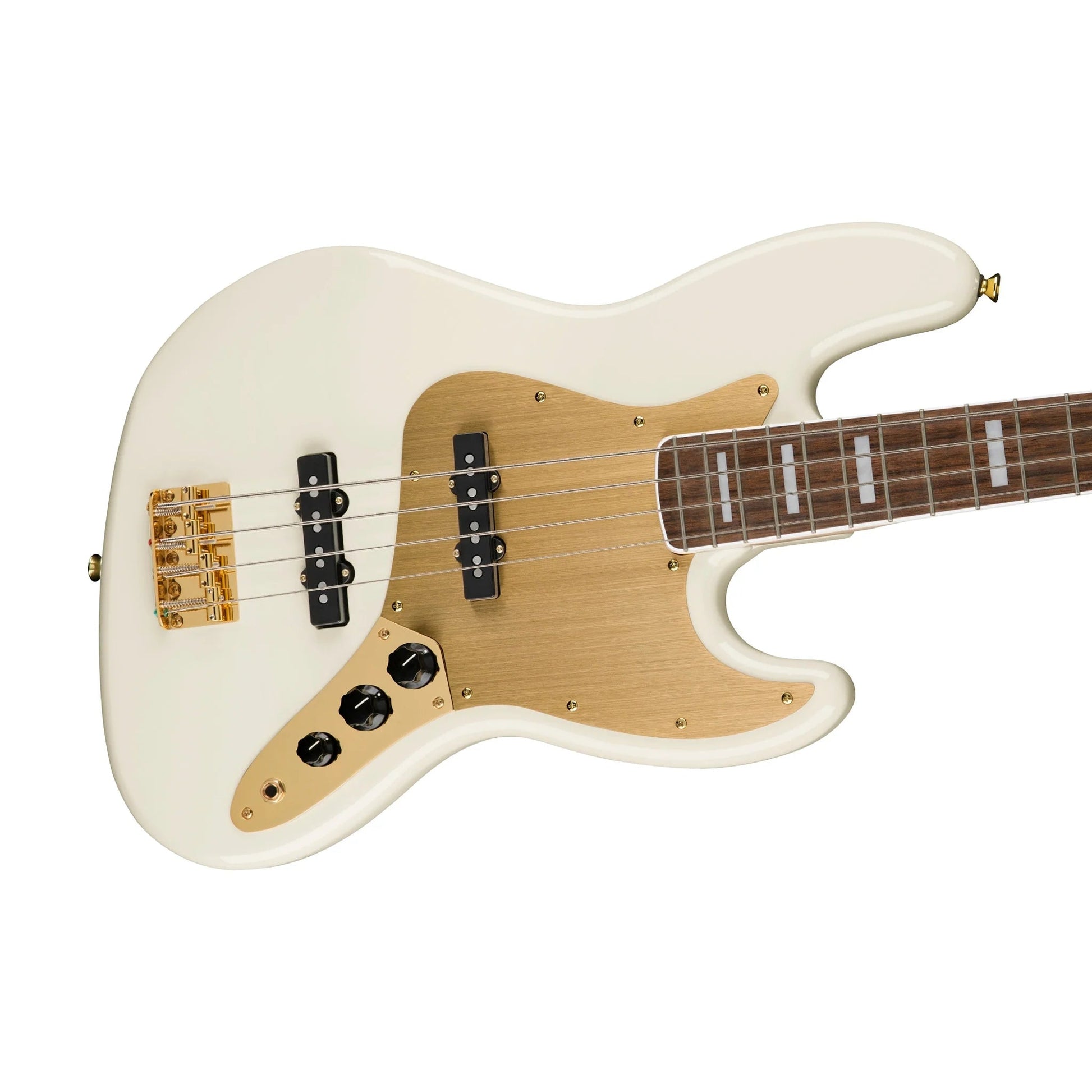 Đàn Guitar Bass Squier 40th Anniversary Gold Edition Jazz Bass SS, Laurel Fingerboard - 4 Strings - Việt Music