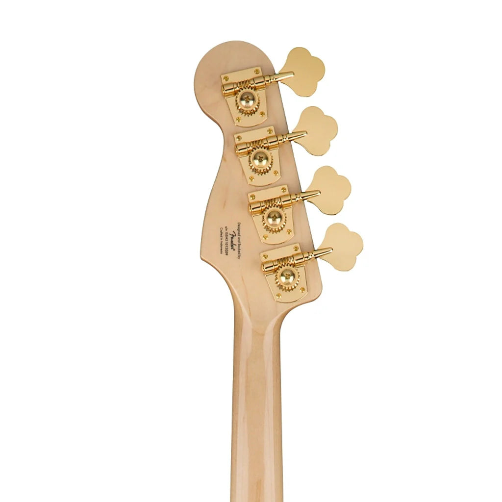 Đàn Guitar Bass Squier 40th Anniversary Gold Edition Jazz Bass SS, Laurel Fingerboard - 4 Strings - Việt Music