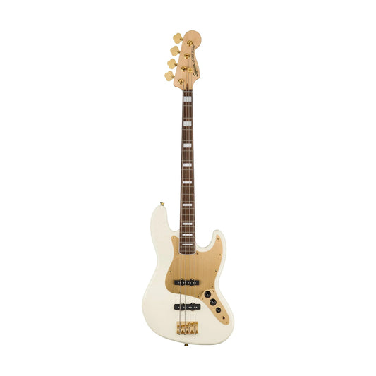 Đàn Guitar Bass Squier 40th Anniversary Gold Edition Jazz Bass SS, Laurel Fingerboard - 4 Strings - Việt Music