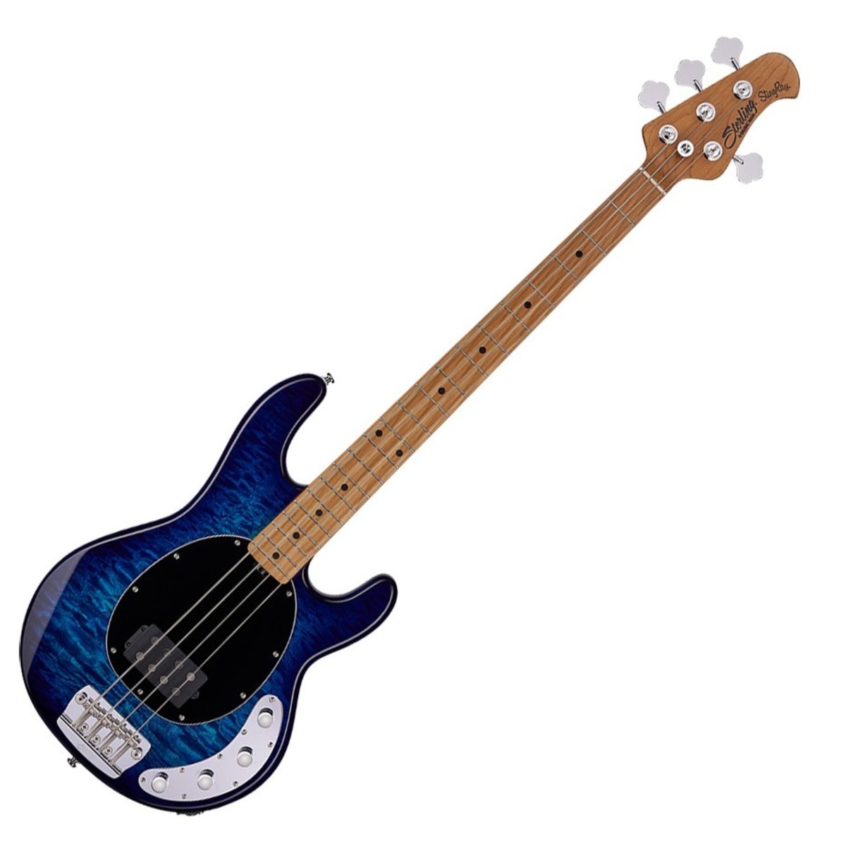 Đàn Guitar Bass Sterling By Music Man StingRay Ray34QM H, Maple Fingerboard- 4 Strings - Việt Music