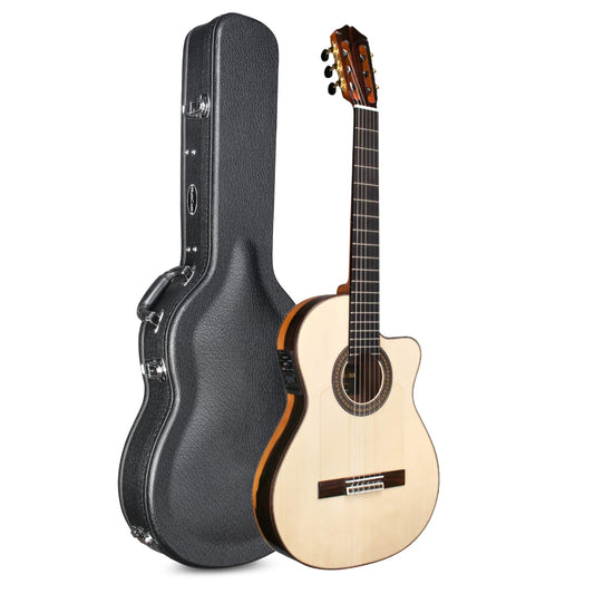 Đàn Guitar Classic Cordoba 55FCE Negra - Ziricote Thinbody w/Humicase - Việt Music