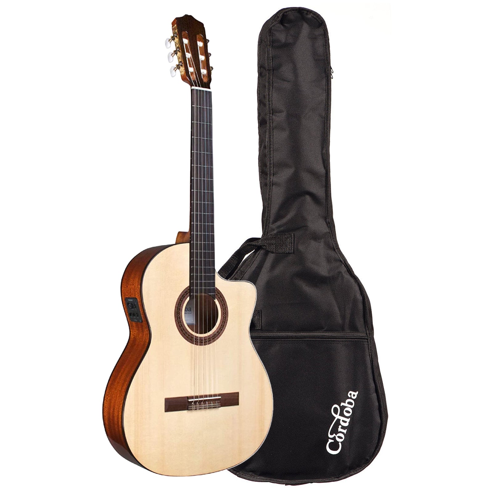 Đàn Guitar Classic Cordoba C5-CE SP Sitka Spruce w/Standard Gig Bag - Qua Sử Dụng - Việt Music