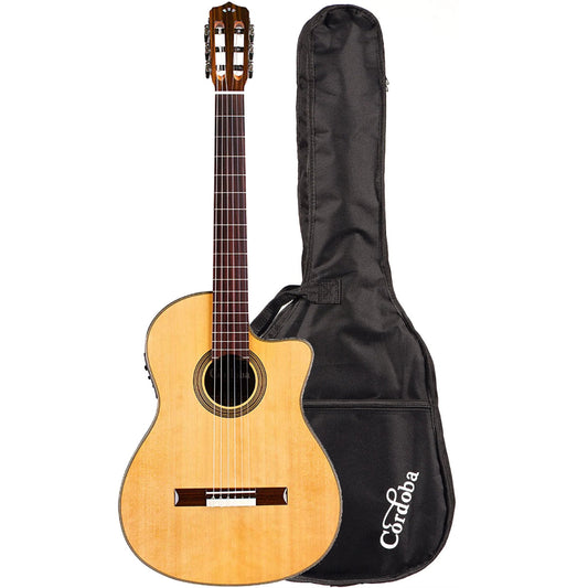 Đàn Guitar Classic Cordoba Fusion 12 Natural CD Cedar - Việt Music