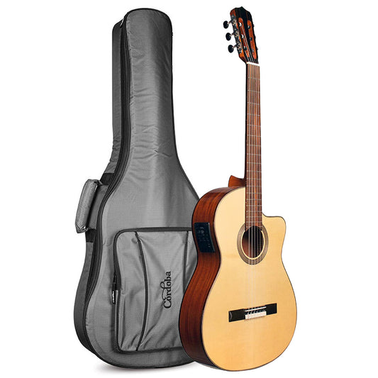 Đàn Guitar Classic Cordoba Fusion 12 Natural SP Sitka Spruce w/Deluxe Gig Bag - Việt Music