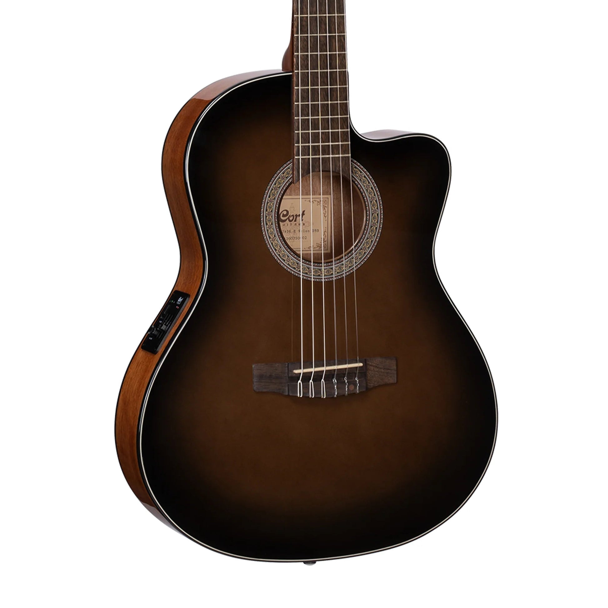 Đàn Guitar Classic Cort Jade E Nylon, Burgundy Red Burst - Việt Music