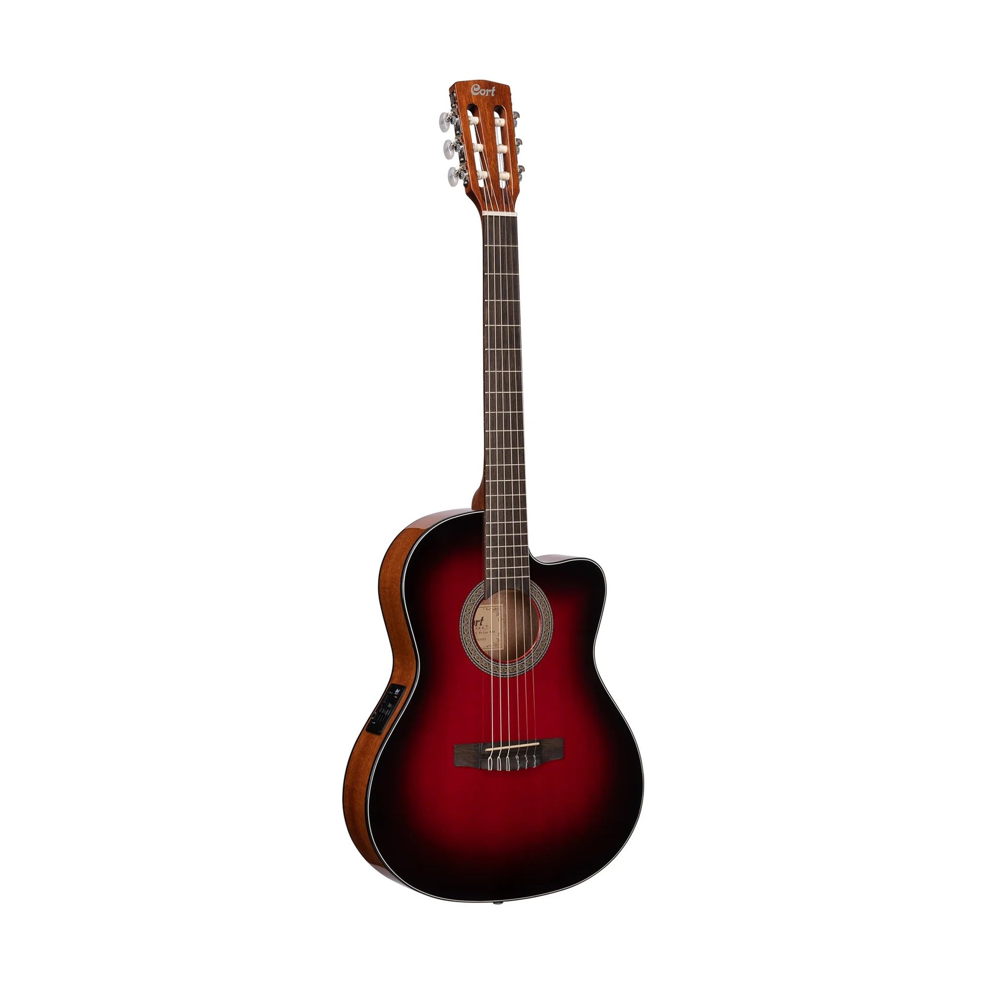 Đàn Guitar Classic Cort Jade E Nylon, Burgundy Red Burst - Việt Music