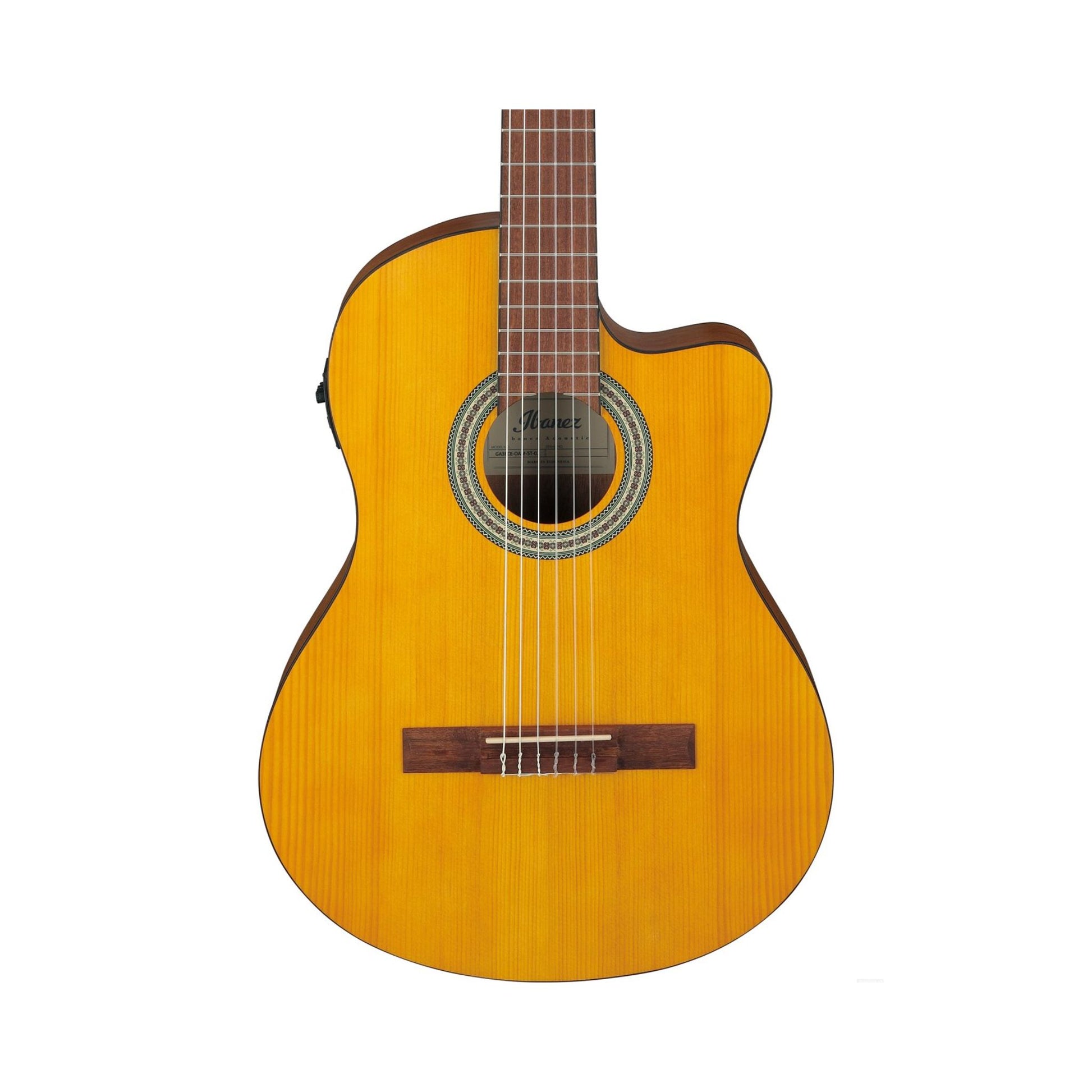 Đàn Guitar Classic Ibanez GA3ECE Open Pore Amber - Việt Music