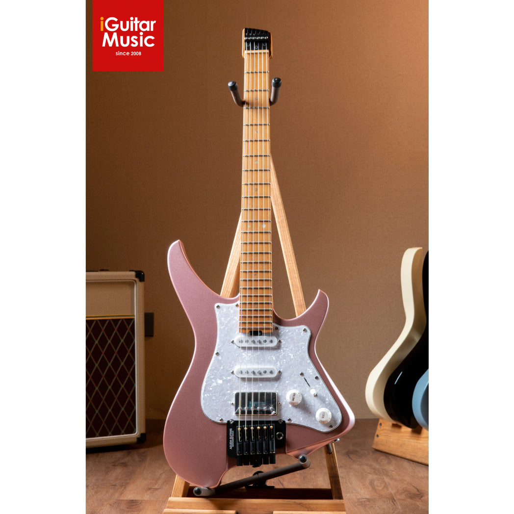 Đàn Guitar Điện Aguda Music Boy Pro Burgundy Mist Metallic - Việt Music