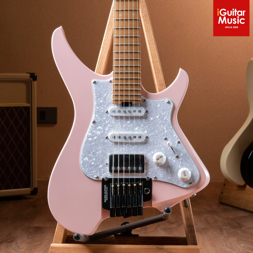 Đàn Guitar Điện Aguda Music Boy Pro Shell Pink - Việt Music