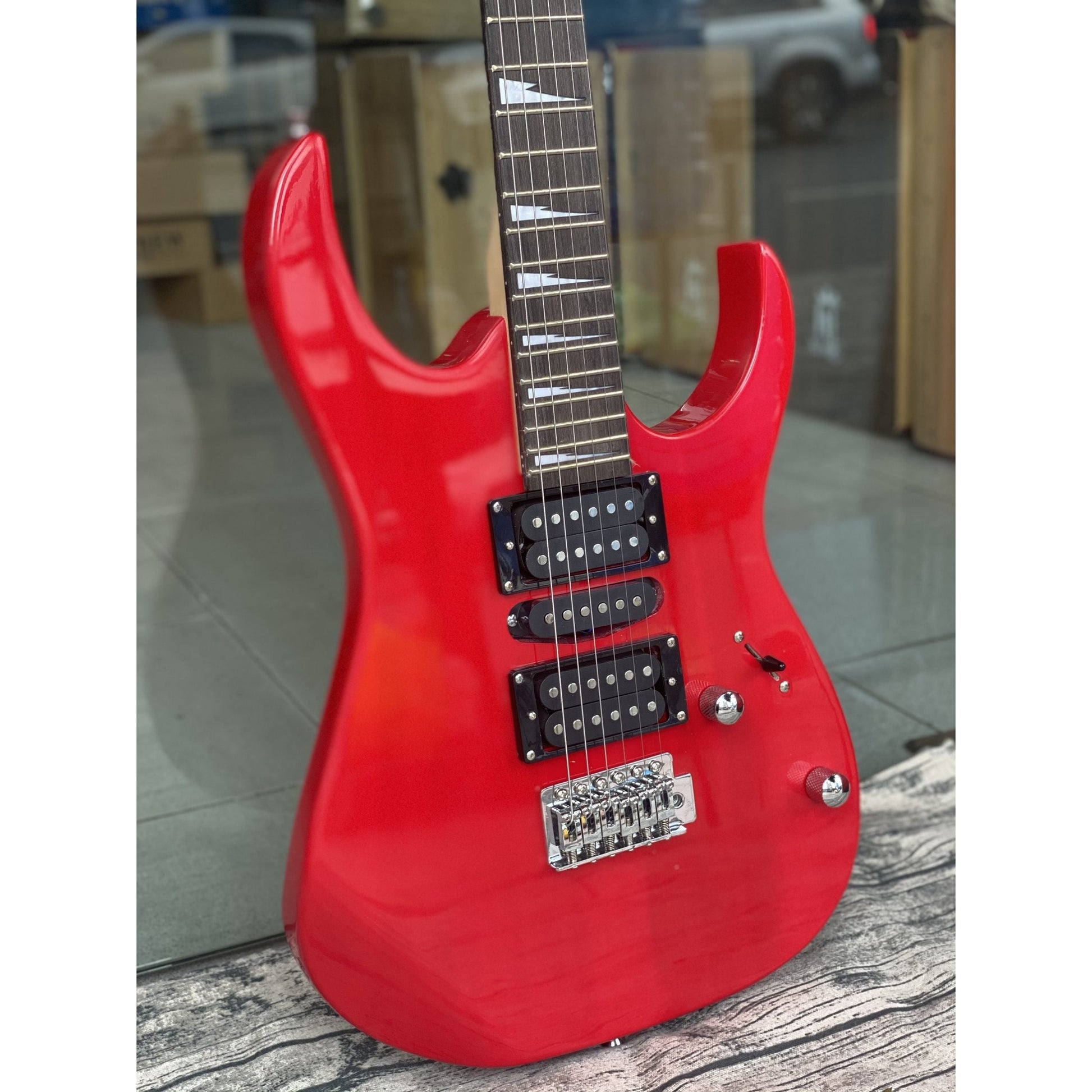 Đàn Guitar Điện Dallas DL-S5 Red - Việt Music