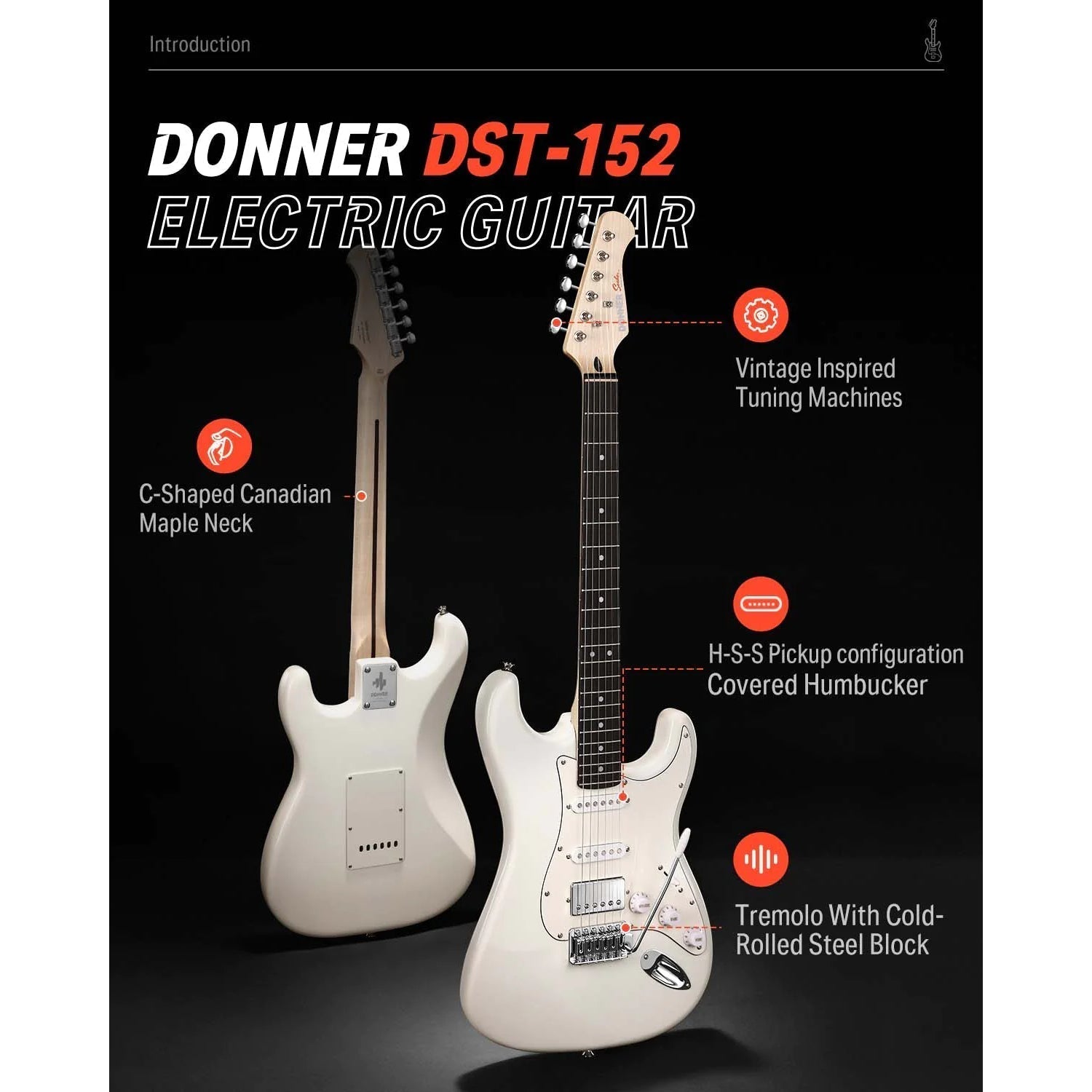 Đàn Guitar Điện Donner DST-152 Combo - Việt Music