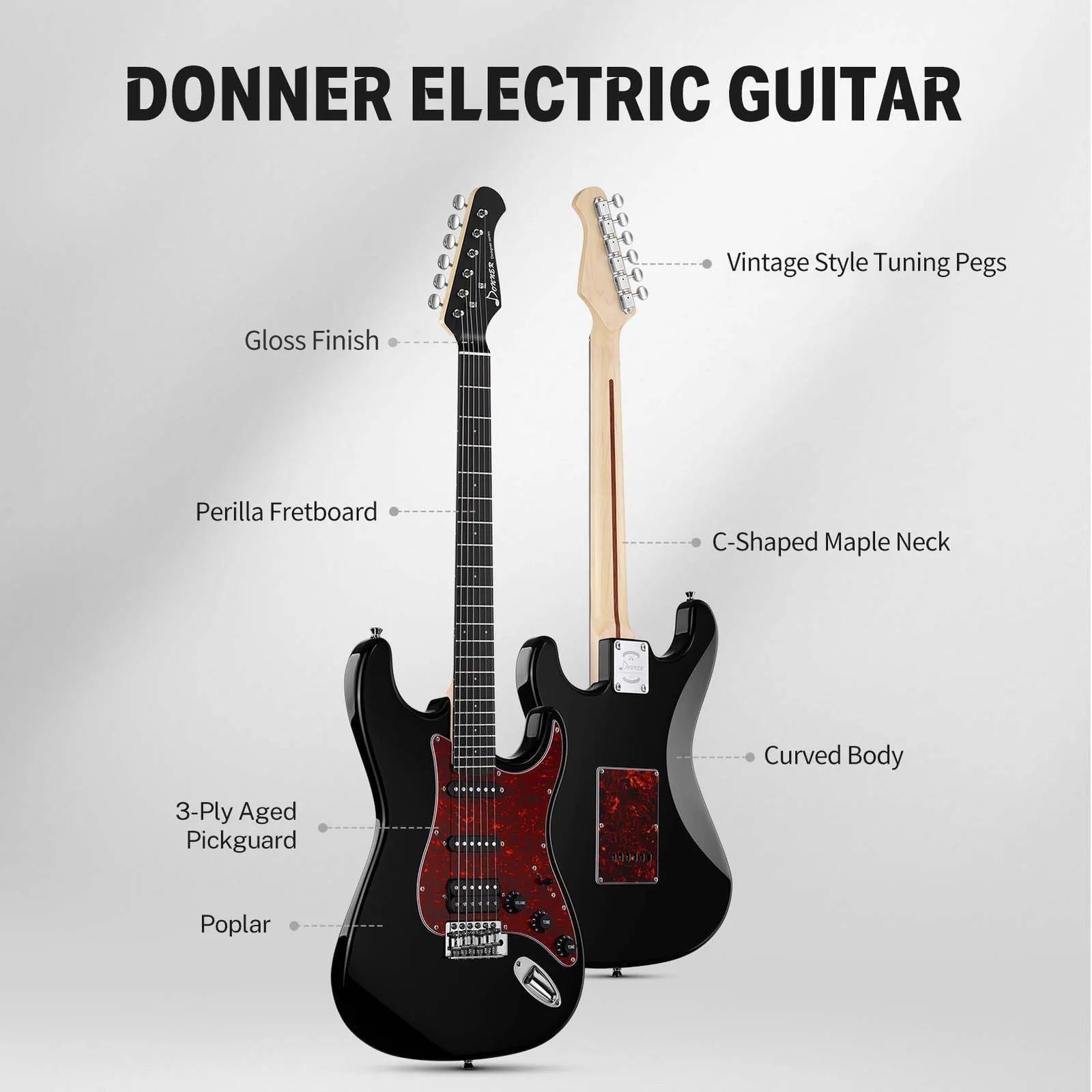 Đàn Guitar Điện Donner DST-200 - Việt Music