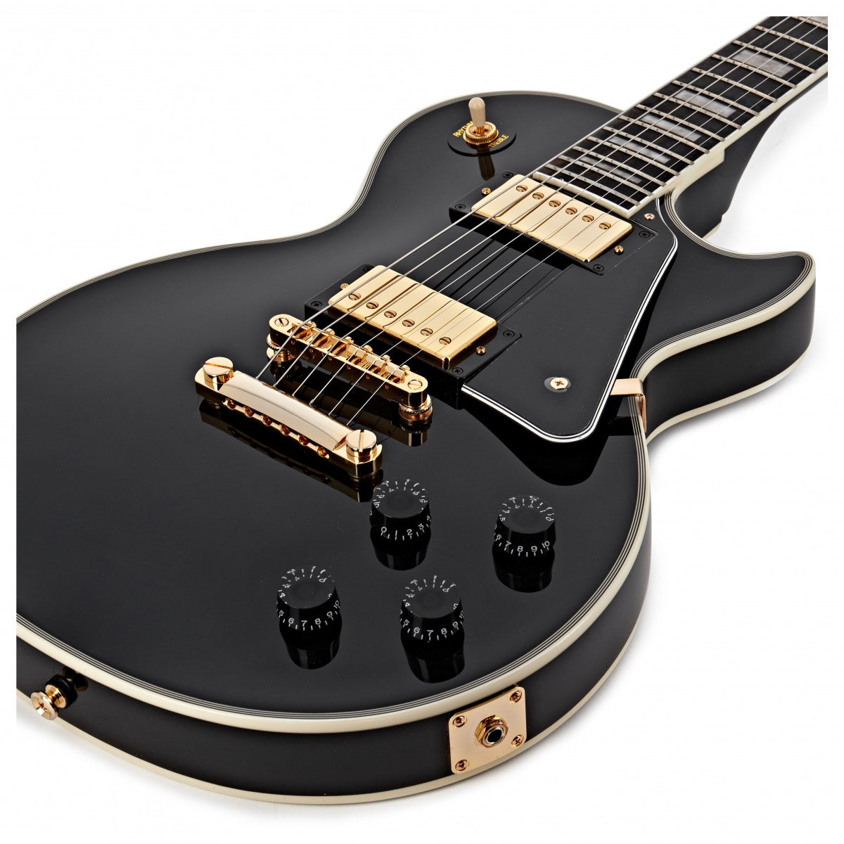 Đàn Guitar Điện Epiphone Les Paul Custom, Ebony - Việt Music