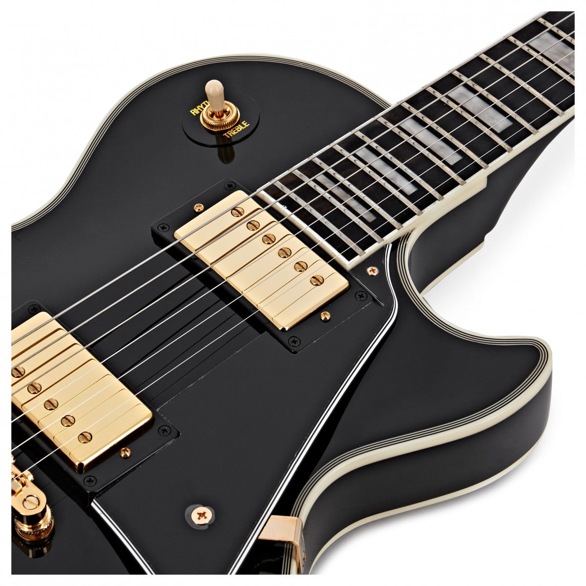 Đàn Guitar Điện Epiphone Les Paul Custom, Ebony - Việt Music