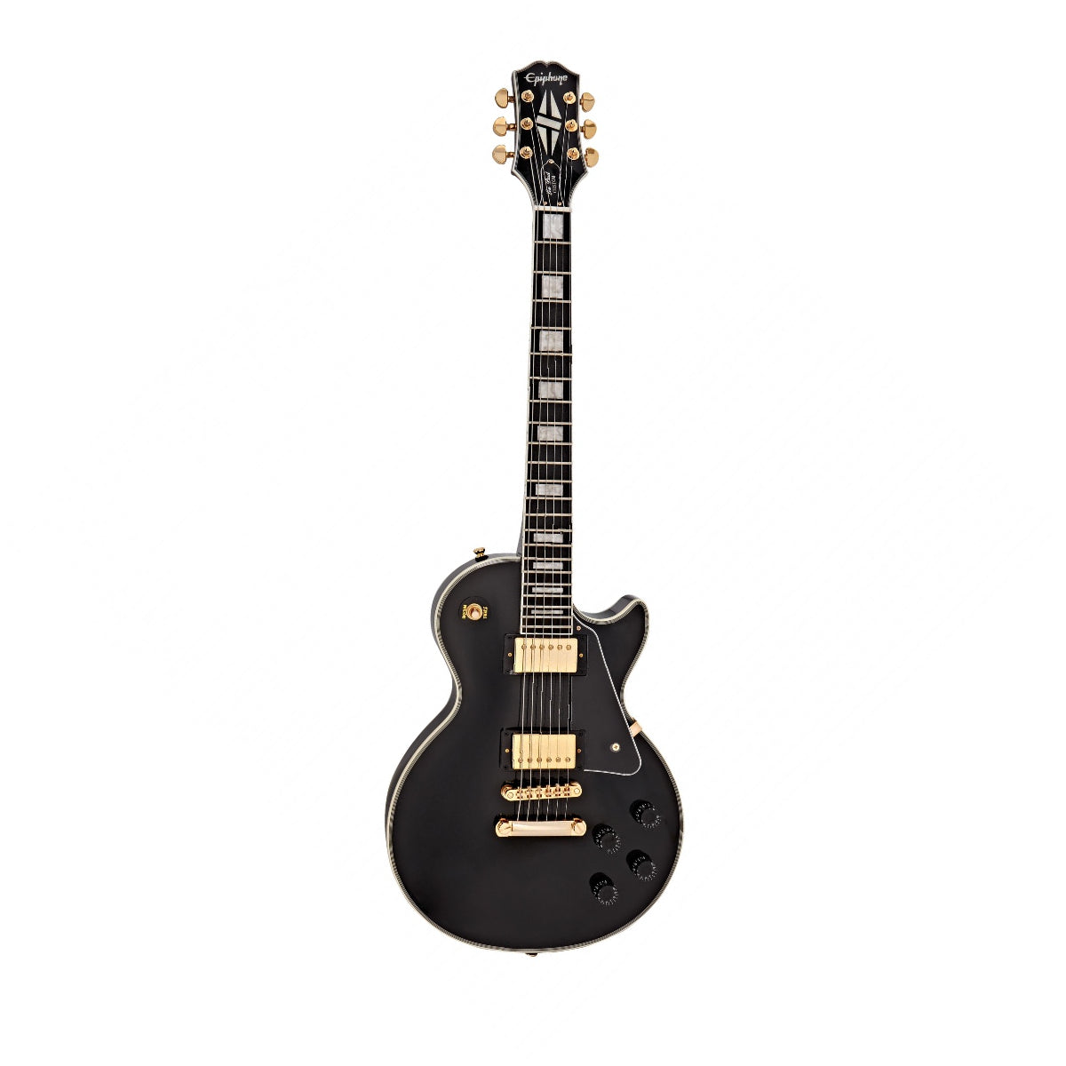 Đàn Guitar Điện Epiphone Les Paul Custom, Ebony - Việt Music