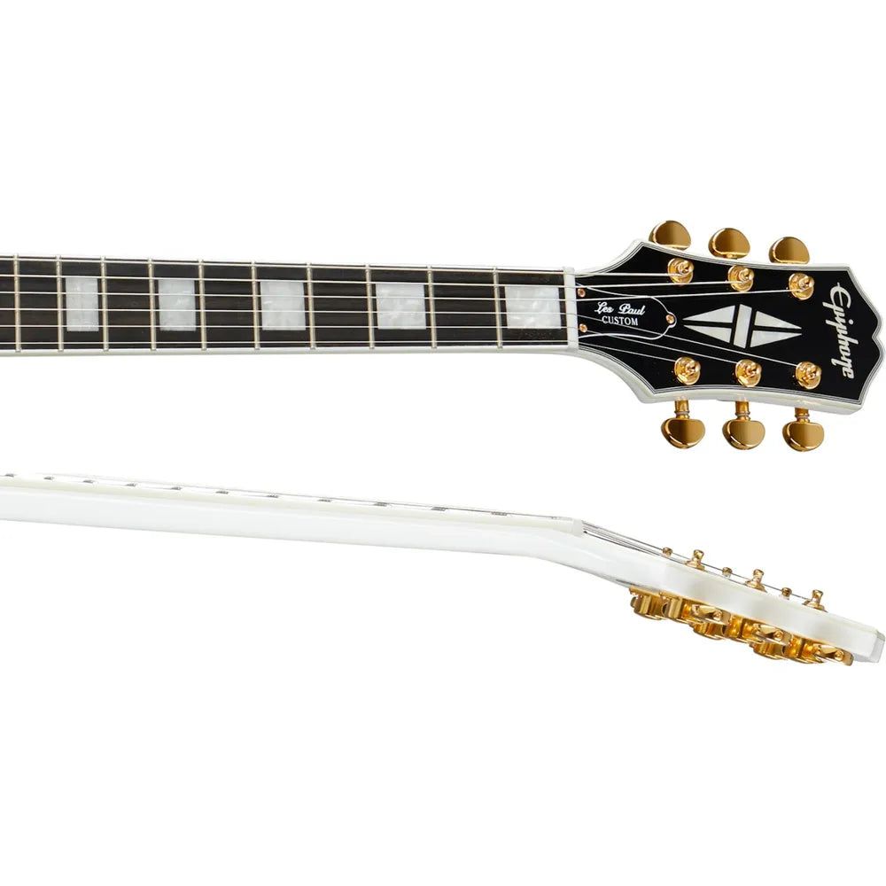 Đàn Guitar Điện Epiphone Limited Edition Les Paul Custom Pro, Arctic White - Việt Music