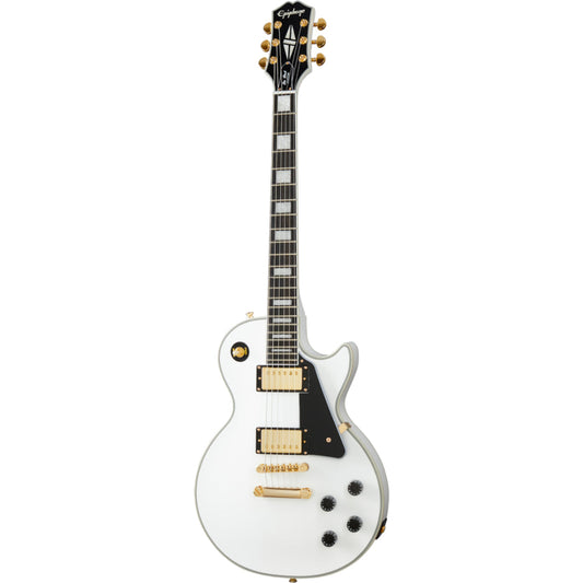 Đàn Guitar Điện Epiphone Limited Edition Les Paul Custom Pro, Arctic White - Việt Music