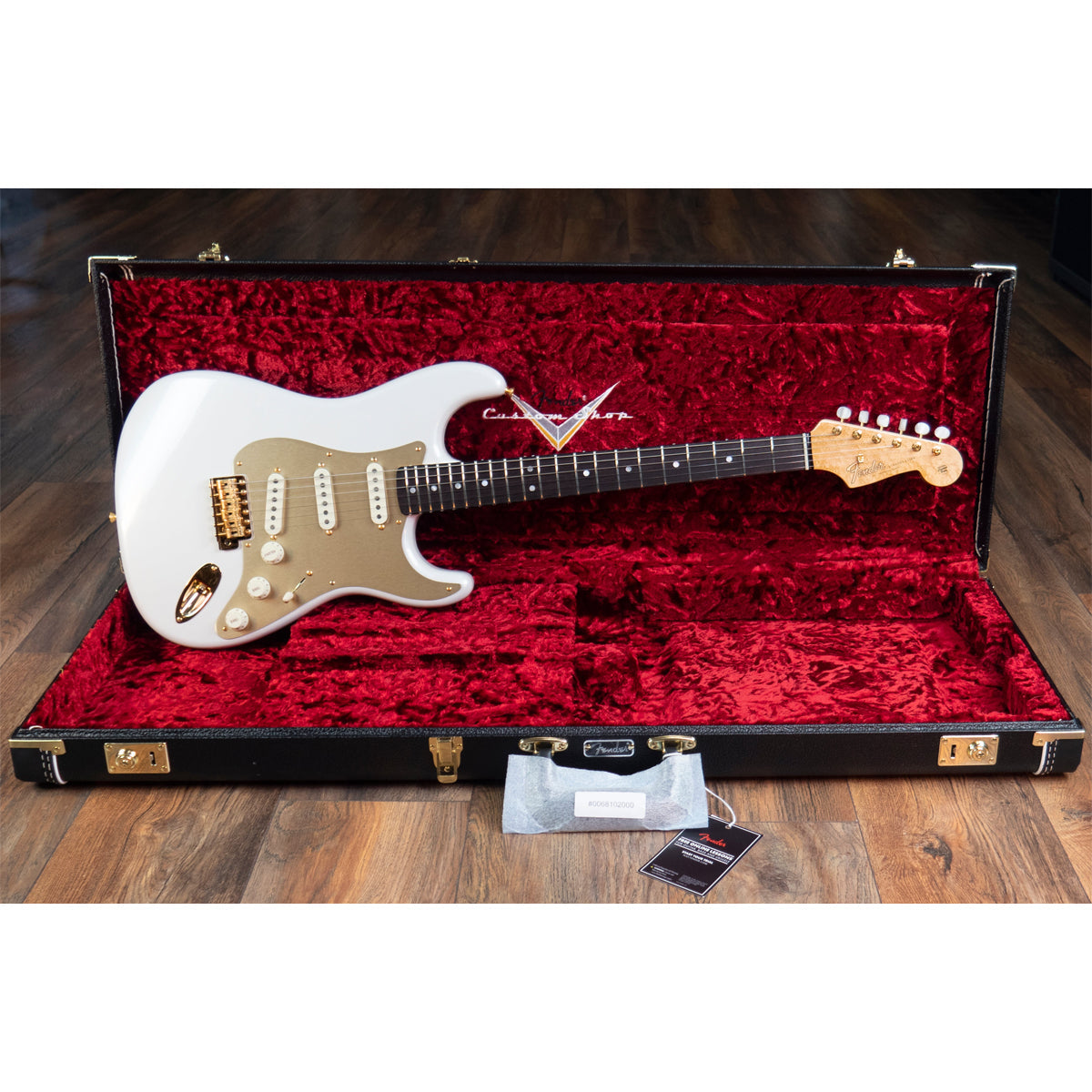 FENDER CUSTOM SHOP LIMITED EDITION 75TH ANNIVERSARY STRATOCASTER NOS, DIAMOND WHITE PEARL - Qua Sử Dụng - Việt Music