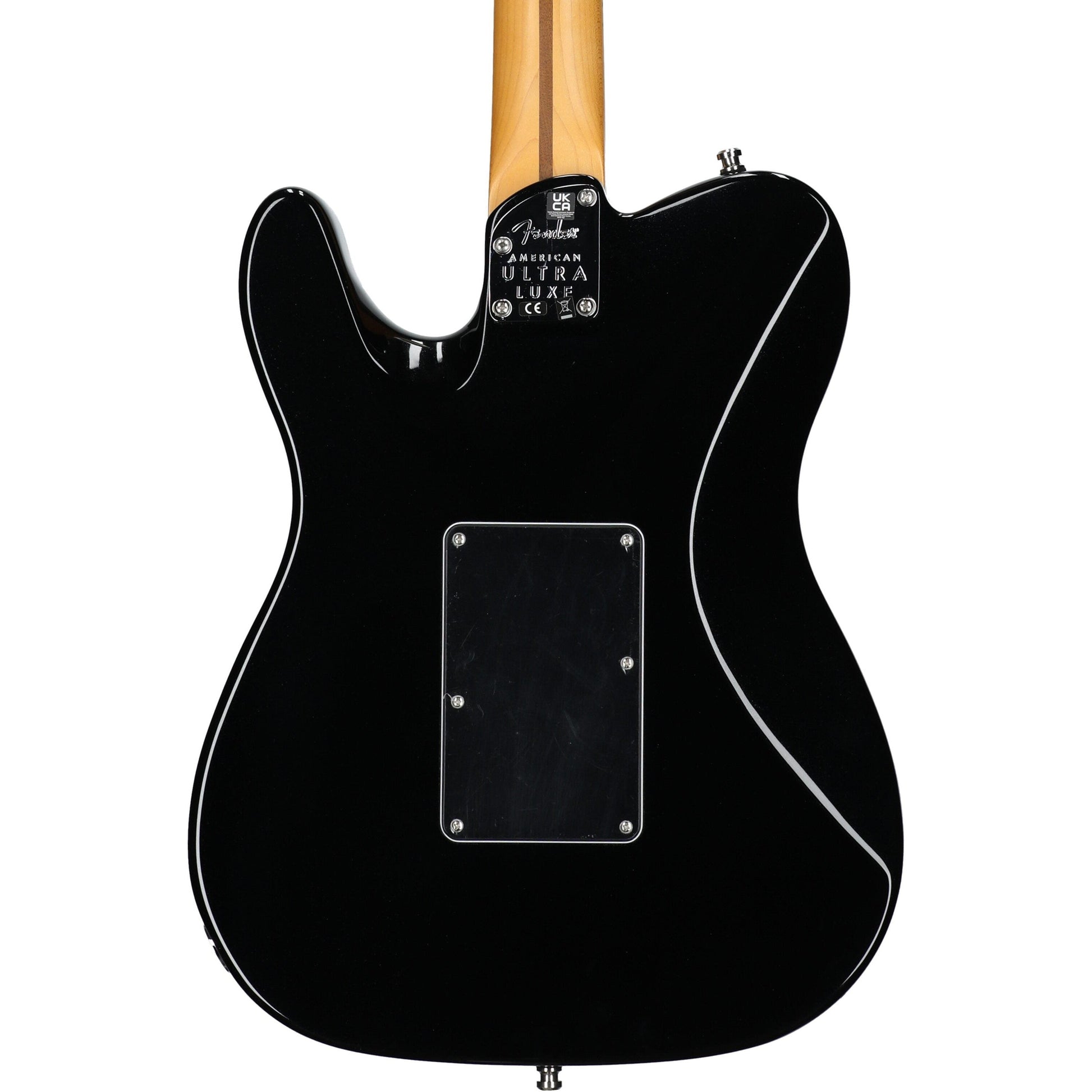 Đàn Guitar Điện Fender American Ultra Luxe Telecaster Floyd Rose HH, Maple Fingerboard, Mystic Black - Việt Music