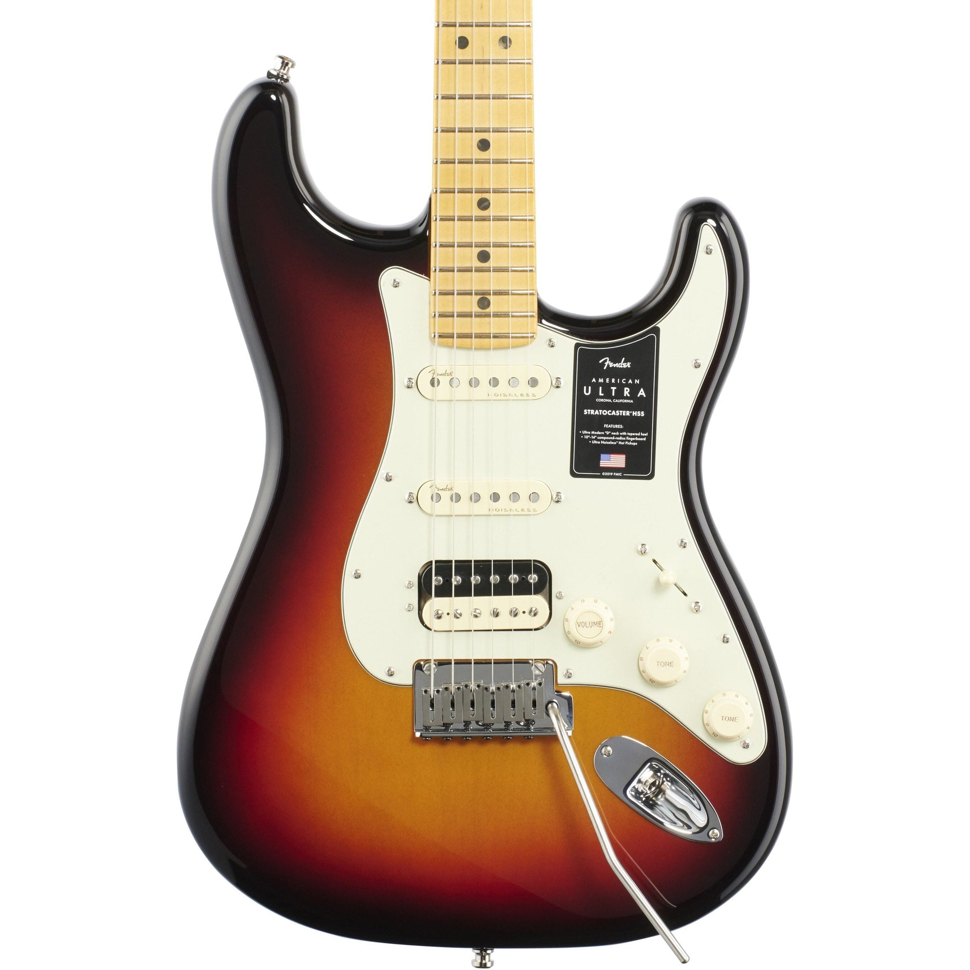 Đàn Guitar Điện Fender American Ultra Stratocaster HSS, Maple Fingerboard - Việt Music