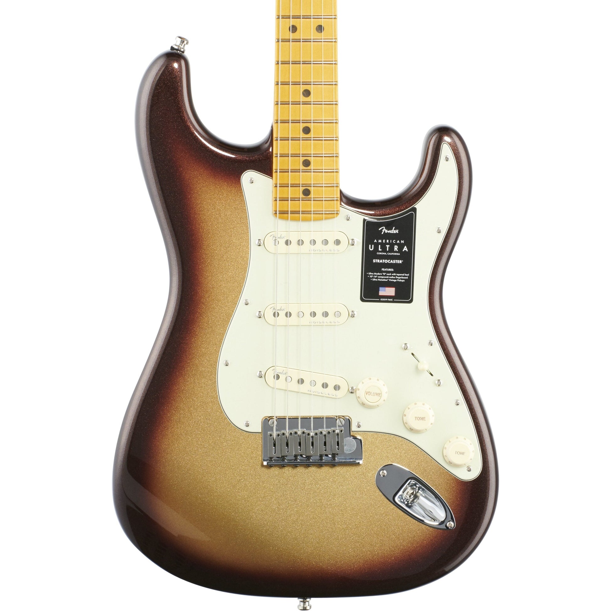 Đàn Guitar Điện Fender American Ultra Stratocaster SSS, Maple Fingerboard - Việt Music