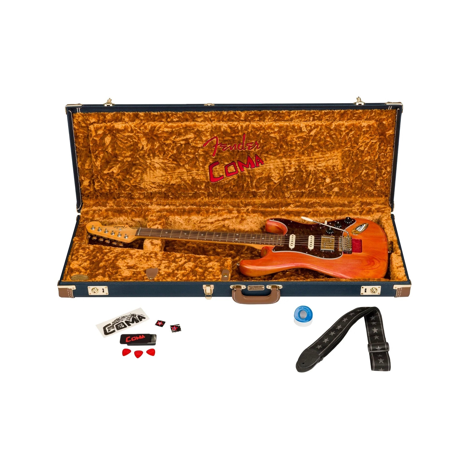 Đàn Guitar Điện Fender Artist Michael Landau Coma Stratocaster HSS, Rosewood Fingerboard, Coma Red - Việt Music