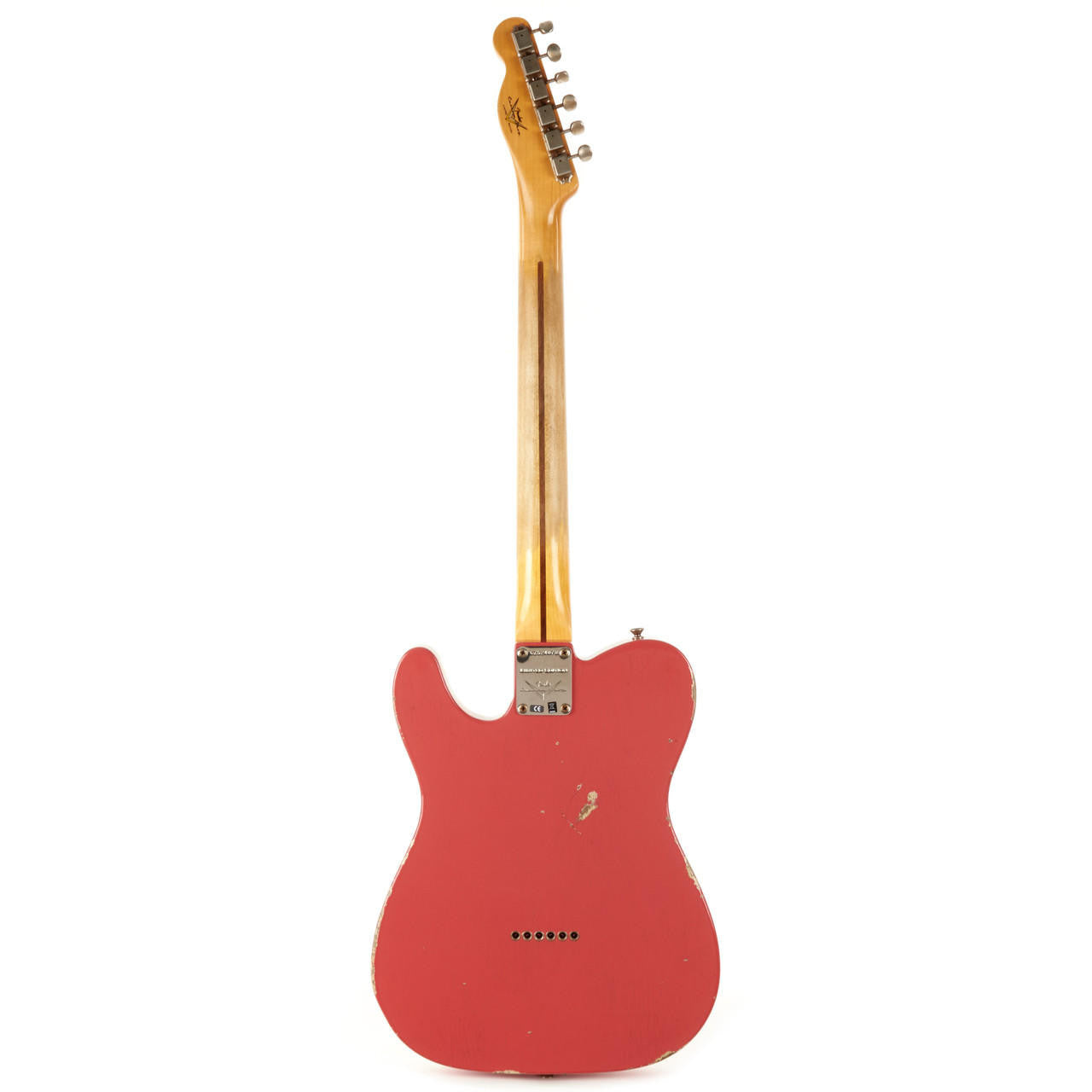 Fender Custom Shop 1955 Relic Esquire Limited Edition Fiesta Red - Qua Sử Dụng - Việt Music