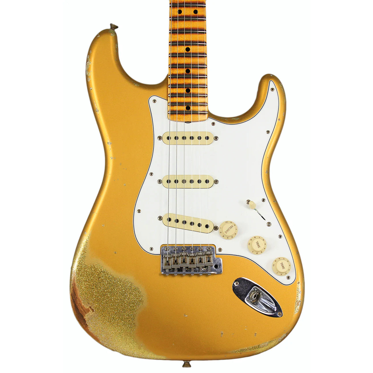 Fender Custom Shop 64 Relic Aztec Gold - Qua Sử Dụng - Việt Music