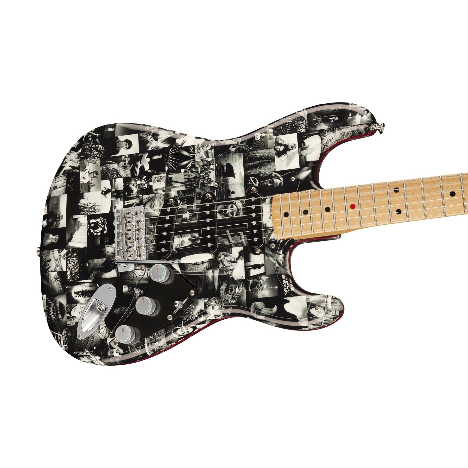 Fender Custom Shop Ltd Ed Dennis Galuszka Masterbuilt Andy Summers Monochrome Stratocaster Guitar - Việt Music